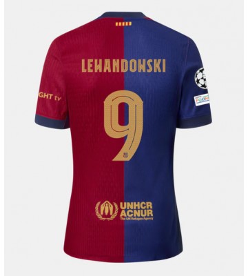 Barcelona Robert Lewandowski #9 Hjemmebanetrøje 2024-25 Kort ærmer
